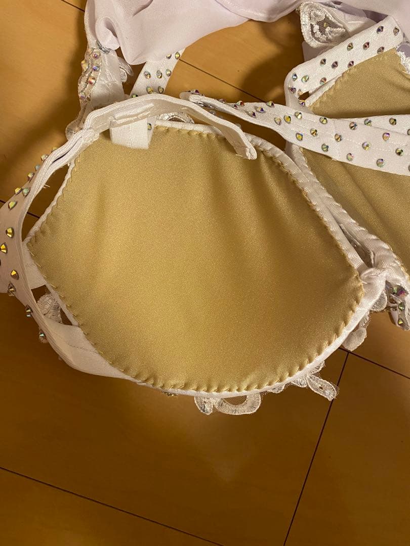 最大値引き！　ベリーダンス　白　XXL