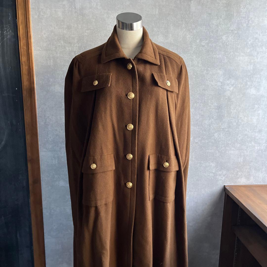 ヴィンテージ マントコート　古着　昭和レトロ　used ビンテージ　希少