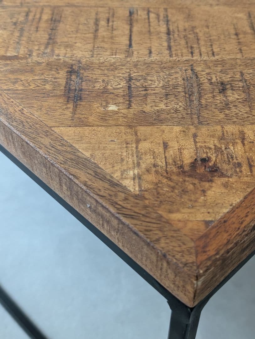 USED/LIFE FURNITURE ヘリンボーンテーブル インダストリアル