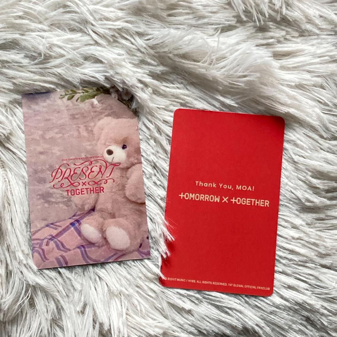 日本 TXT スビン MOAZONE FC トレカ 2枚