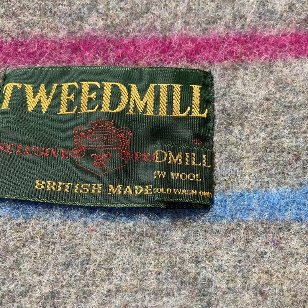 TWEEDMILL 2枚セット ウール ブランケット ストール ツイードミル