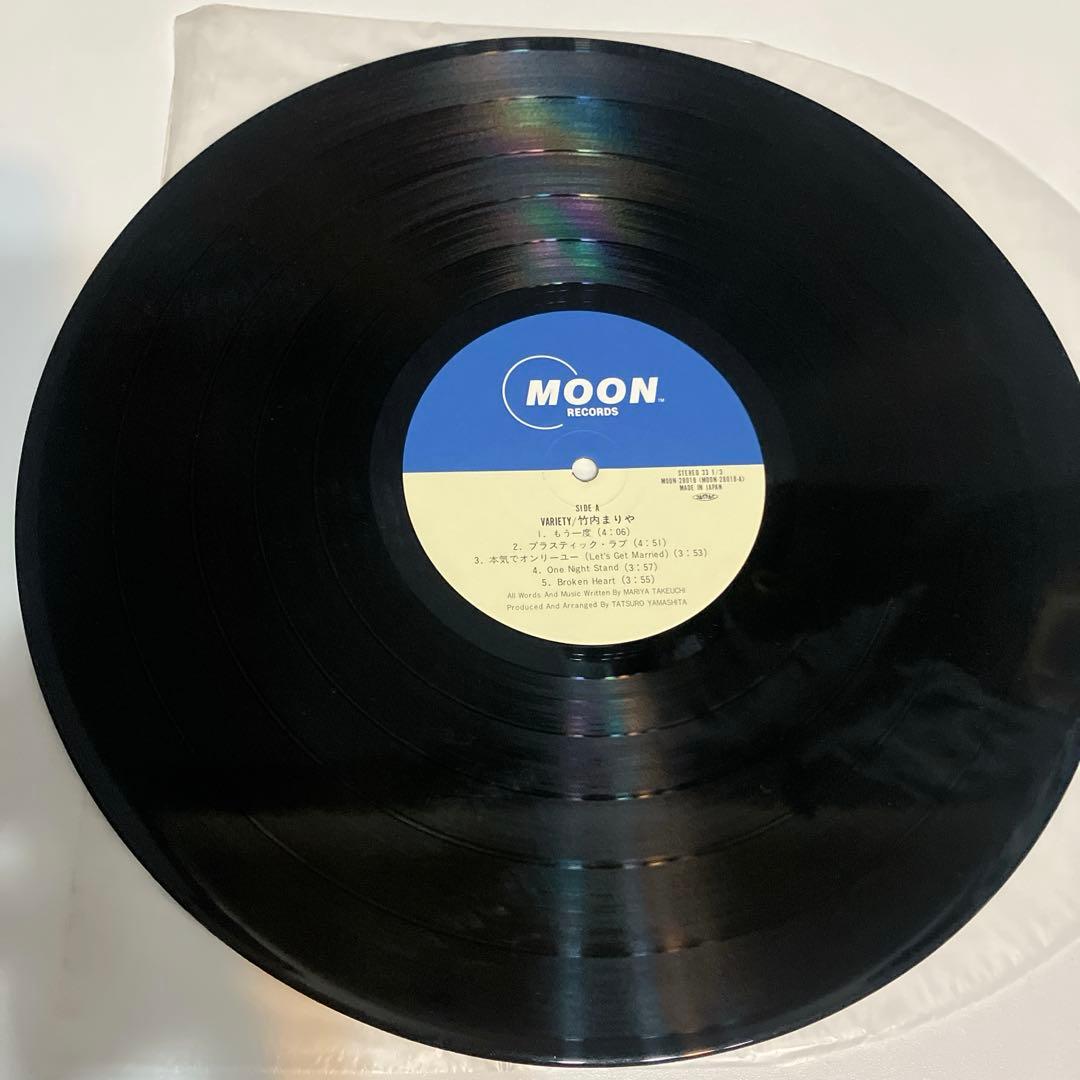 帯 国内盤 竹内まりや　ヴァラエティ　レコード　MOON-28018 LP