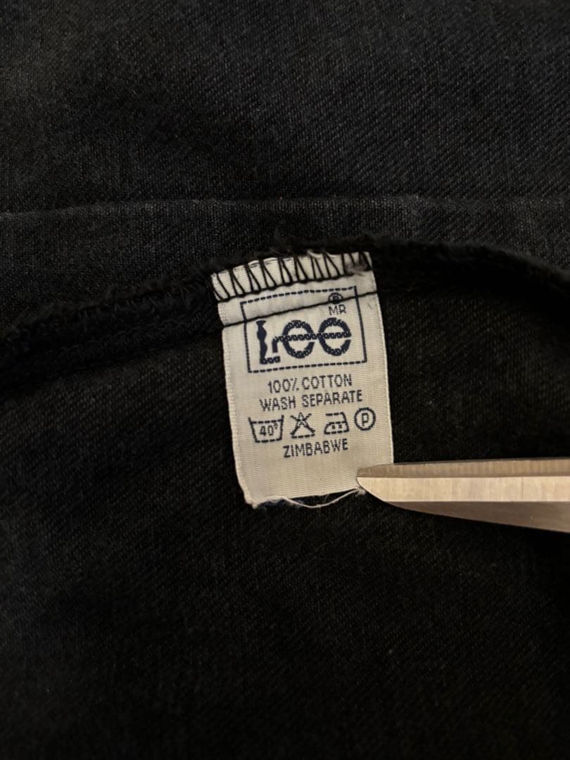 「I.R」Lee RIDERS ブラックデニムジャケット 黒 Gジャン