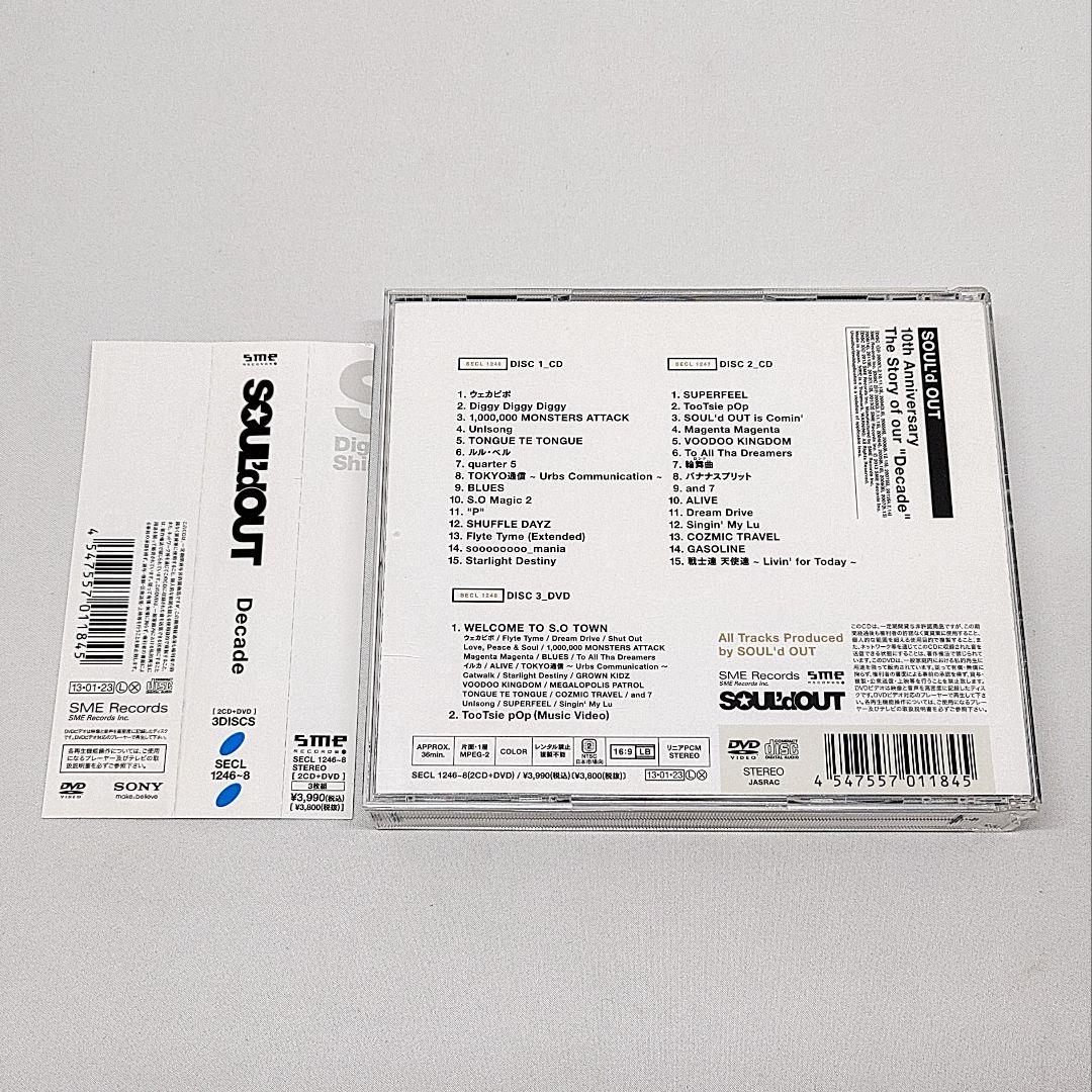 邦楽 SOUL'd OUT Decade CD DVD