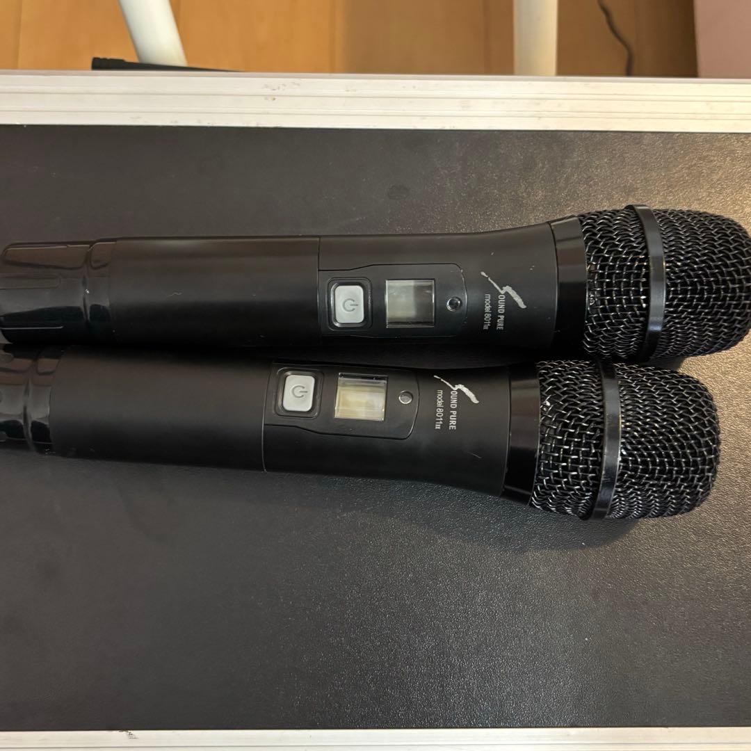 ワイヤレスマイク sound pure サウンドピュア 8011ラックケース1U