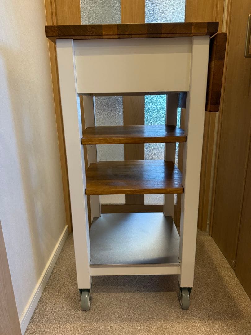 IKEA 【廃盤・美品】ステンストルプ　キッチンワゴン　文京区千石手渡し