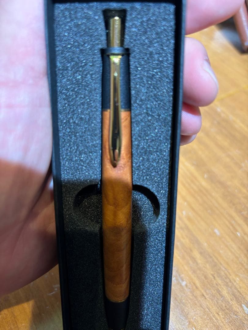 あけぼの工房　欅　真鍮　シャープペンシル　木軸ペン　ケヤキ