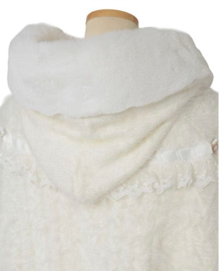 LIZ LISA リズリサ　ミルフィーユレースポンチョ　ホワイト　新品タグ付き