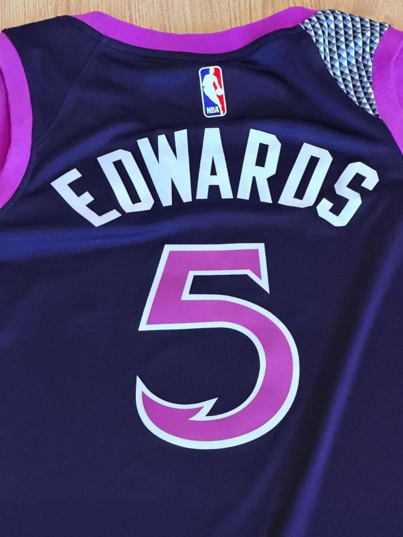 NBA ウルブズ アンソニー・エドワーズ ユニフォーム XL 紫
