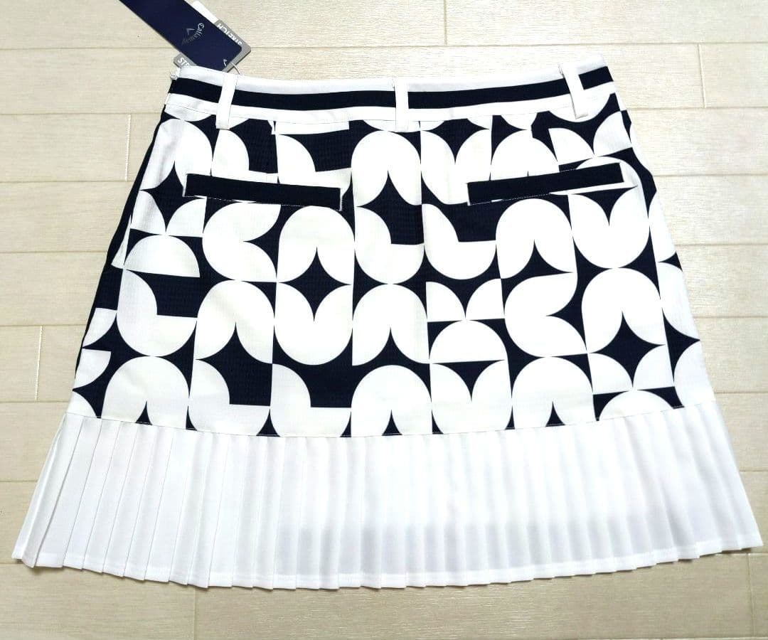 再再再値下げ新品　キャロウェイ　スカートLL 白×紺　定価14300円