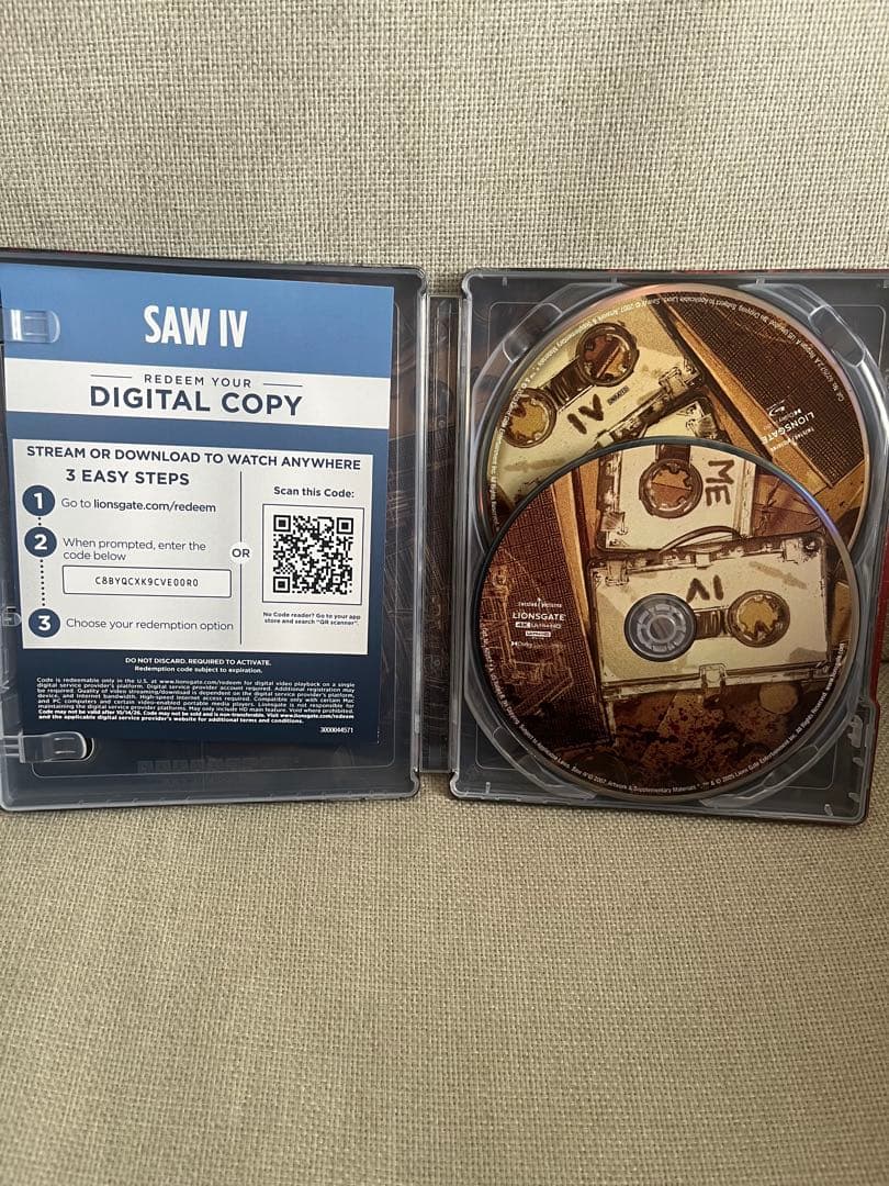 SAW１〜4スチールブック　未開封ブリキ看板