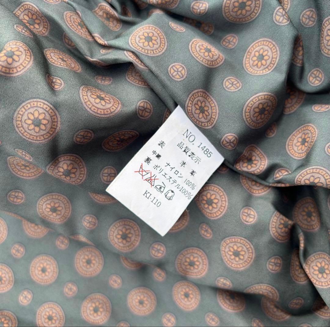 羊革 短丈 leather jacket レザージャケット 90s y2k