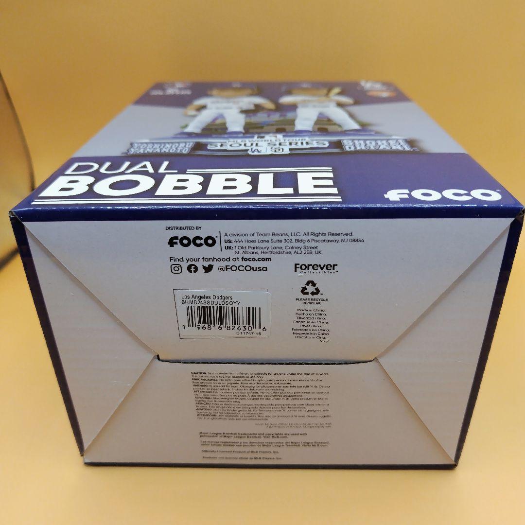 大谷翔平 山本由伸　開幕 韓国シリーズ デュアルミニボブルヘッド人形　ドジャース