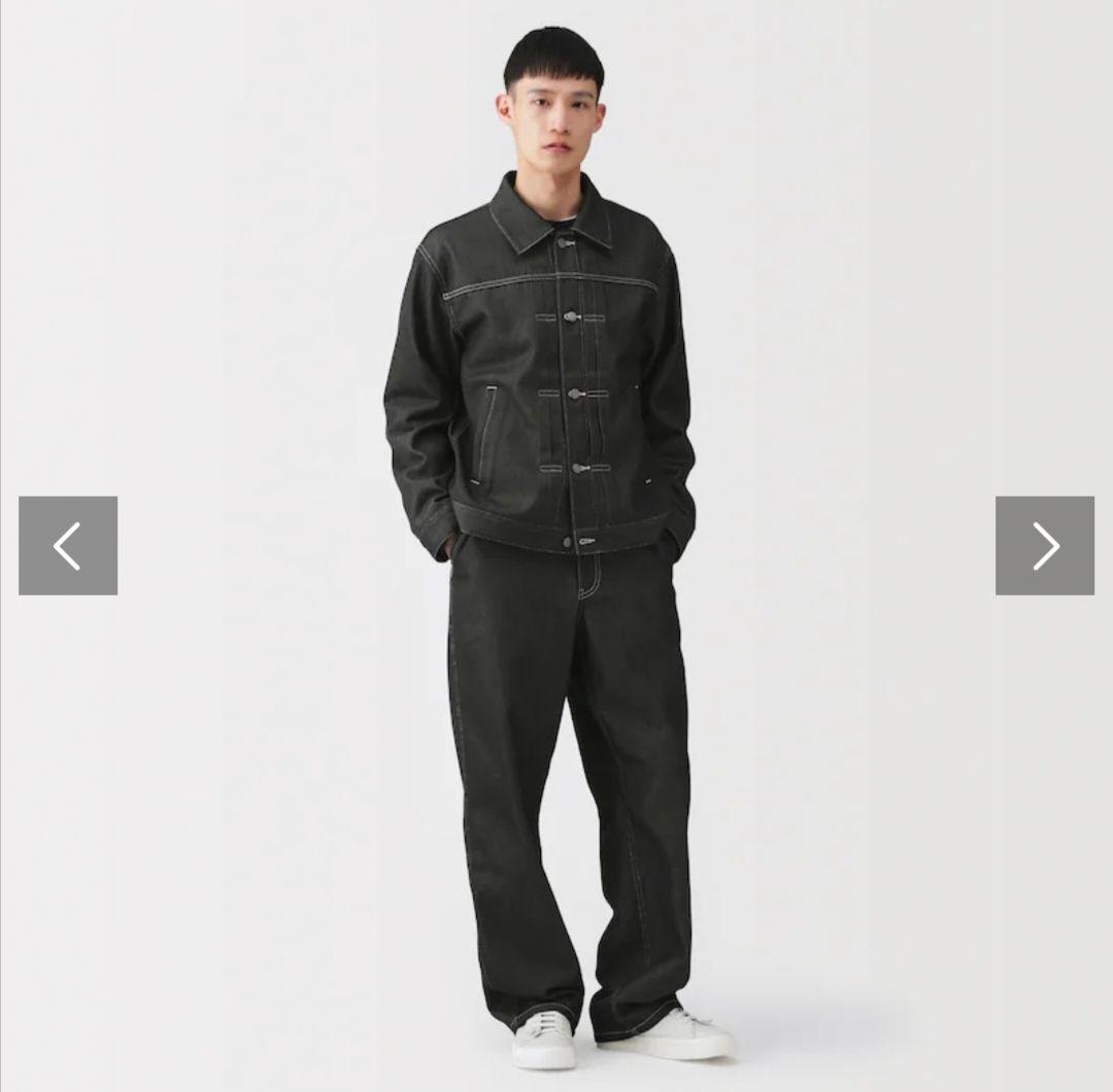 【うめ。】MUJI Labo 紳士 再生ポリエステルデニムジャケット