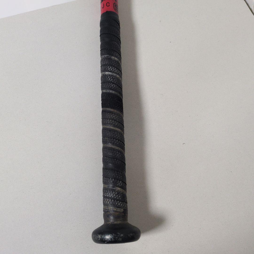 中古　MMJr.78cm トップバランス 軟式バット ブラック×レッド