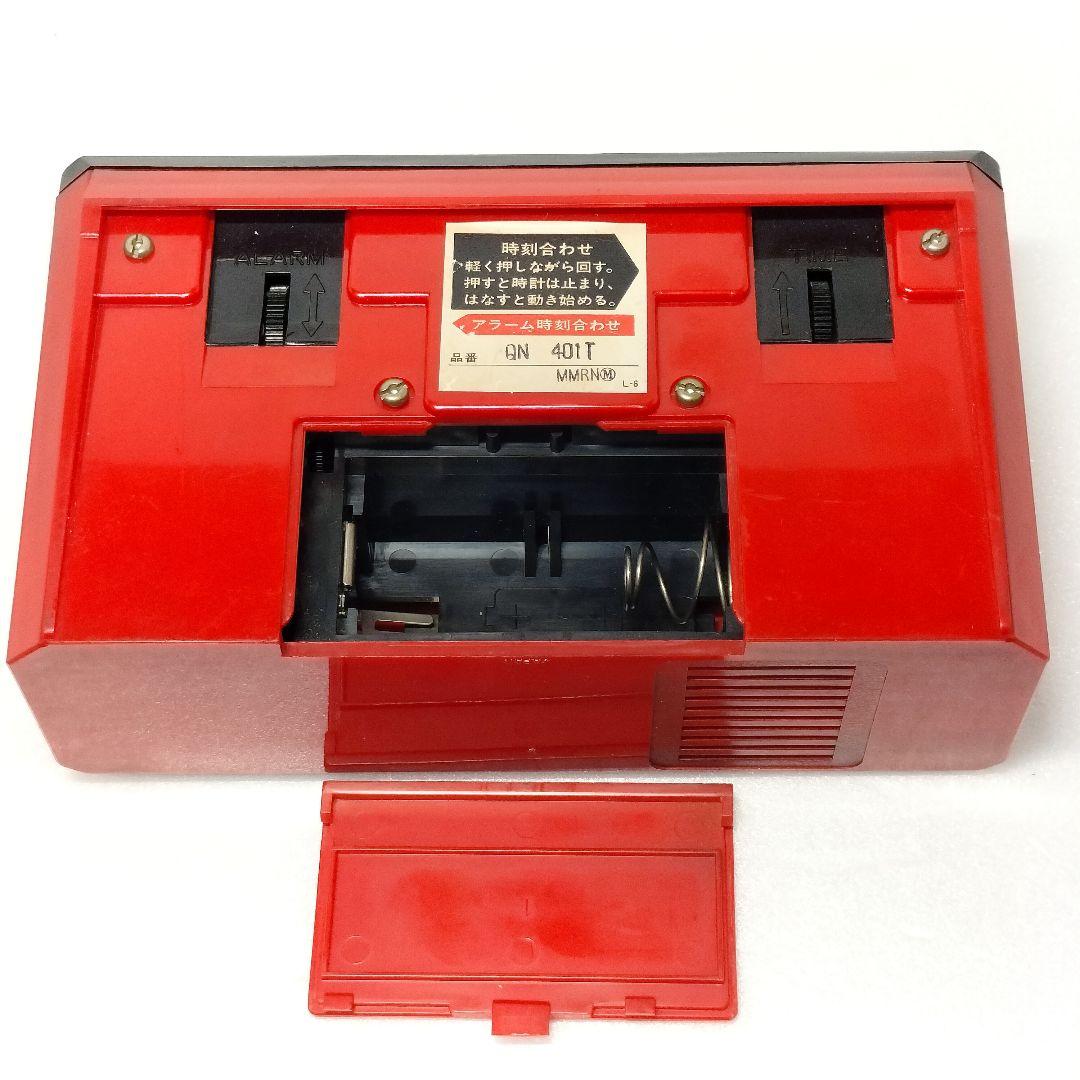 当時物 セイコー パタパタ時計 QN-401T 置時計 目覚まし時計