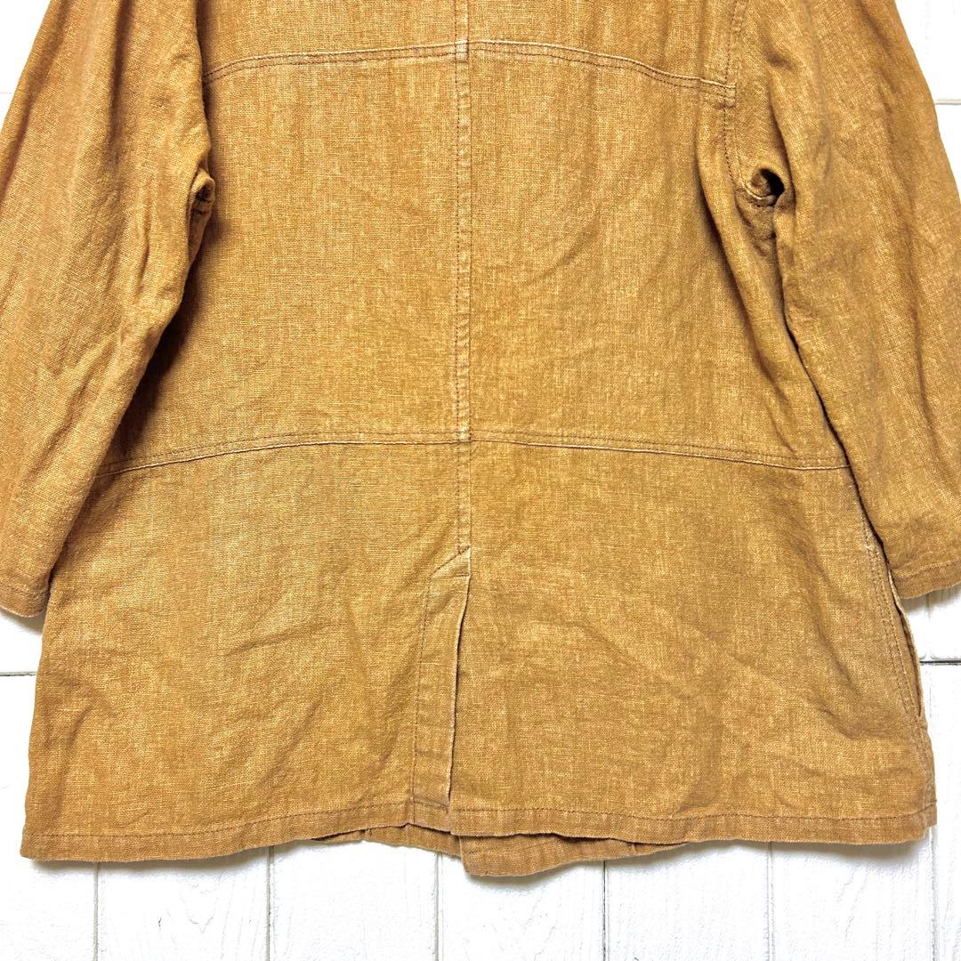 Plantation プランテーション リネン 変形ジャケット ベルトデザイン