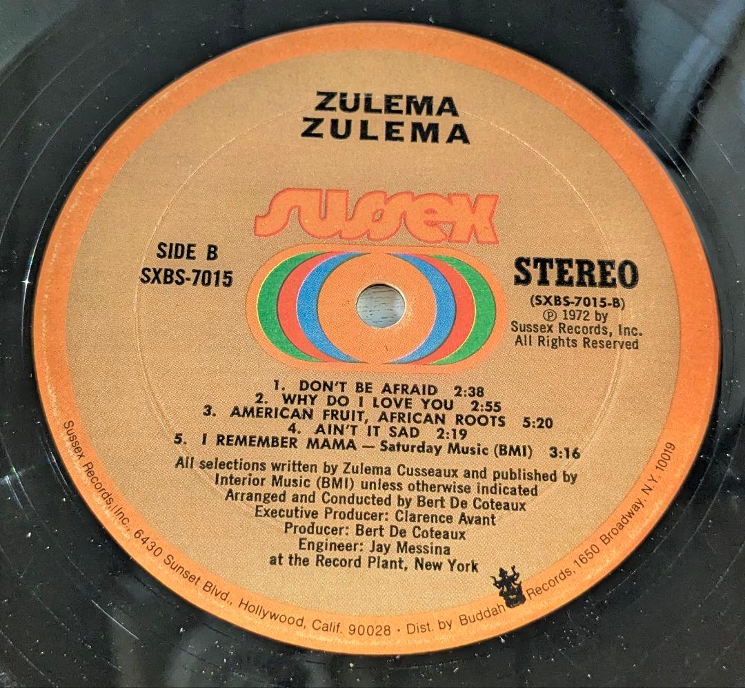 洋楽 Zulema