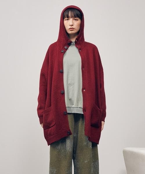 22AW Dulcamara フーディニットカーディガン