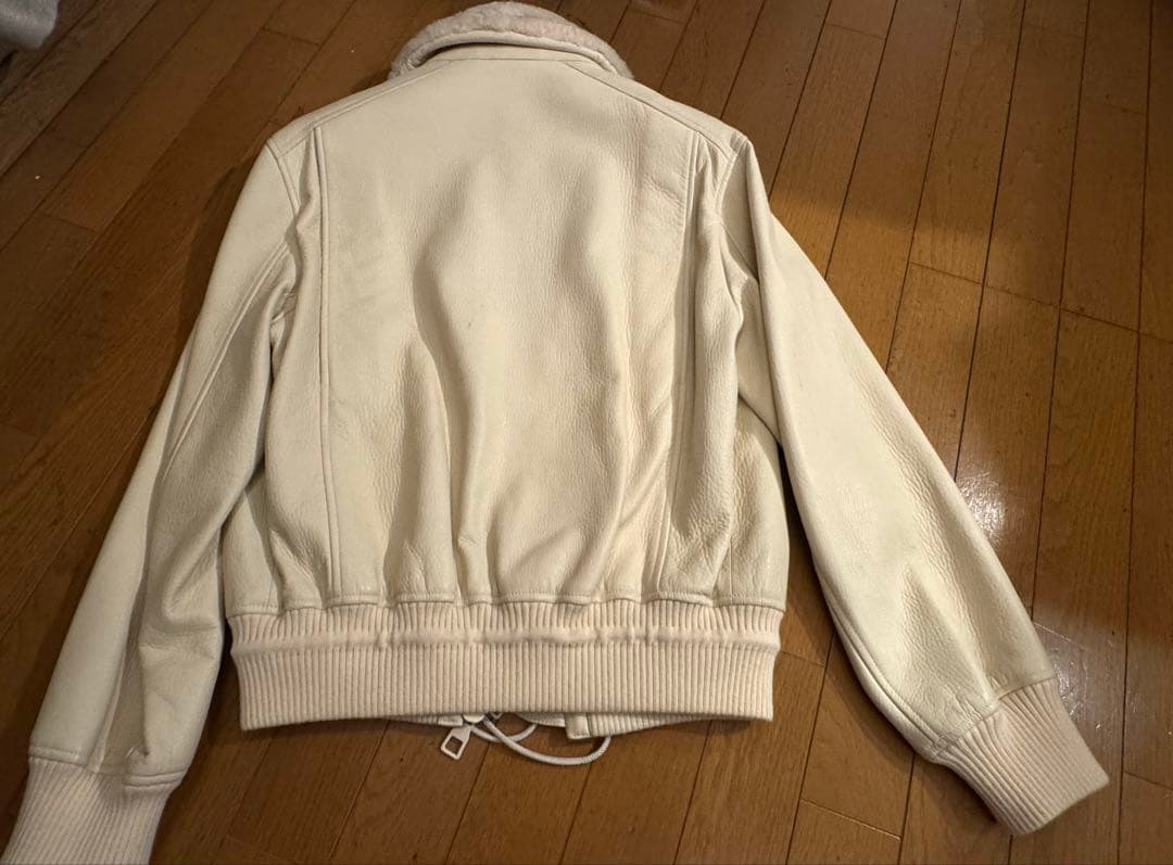 Louis Vuitton レザージャケット44ベージュ