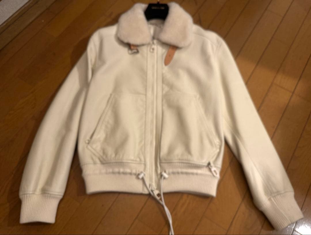 Louis Vuitton レザージャケット44ベージュ