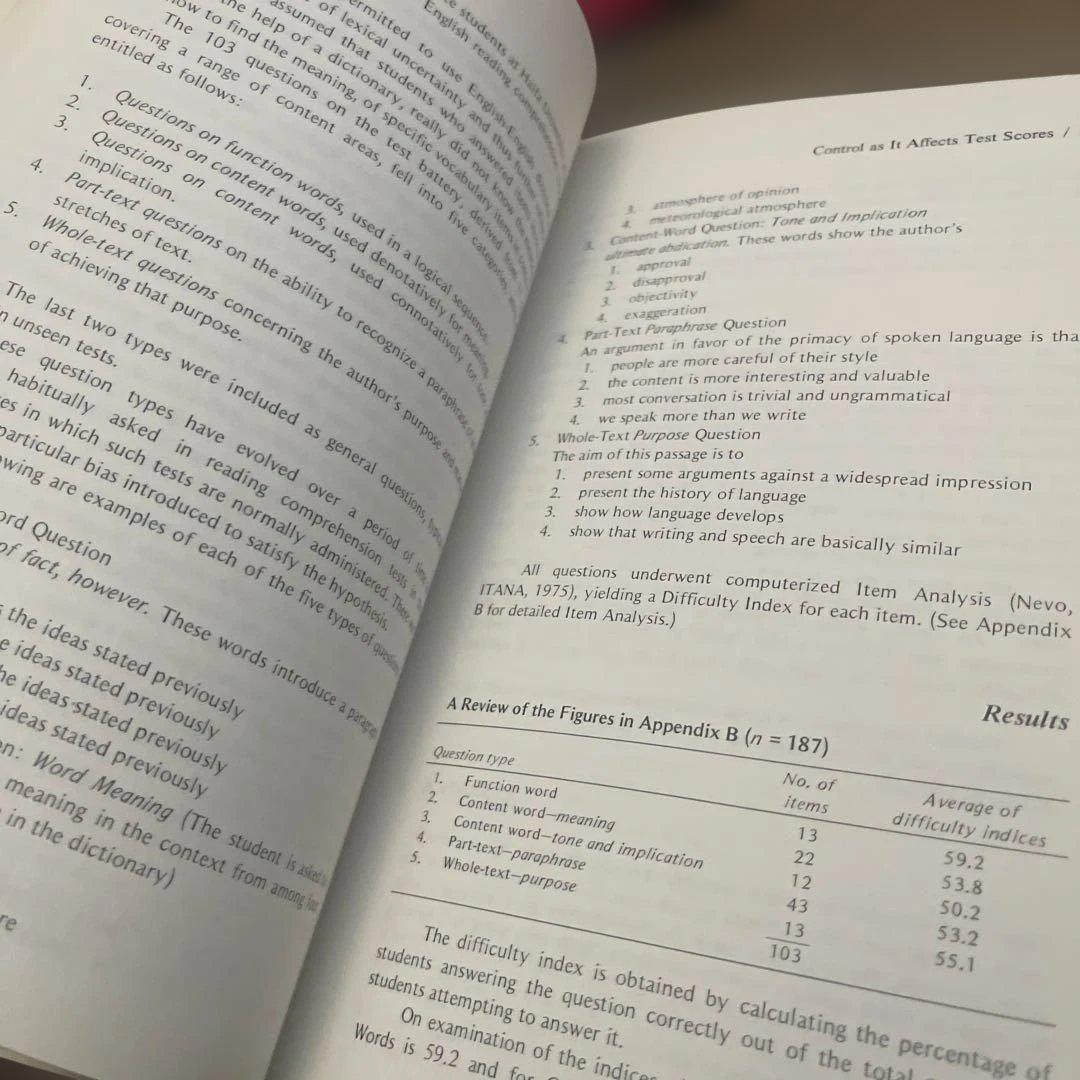 希少　Reading in a Second Language