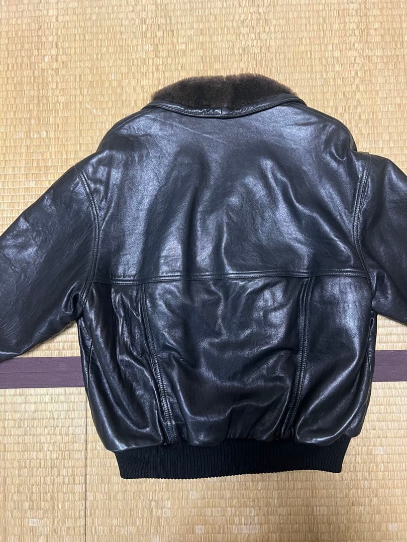 GUCCI レザージャケット　フライトジャケット　g-1 ファー　本革　グッチ