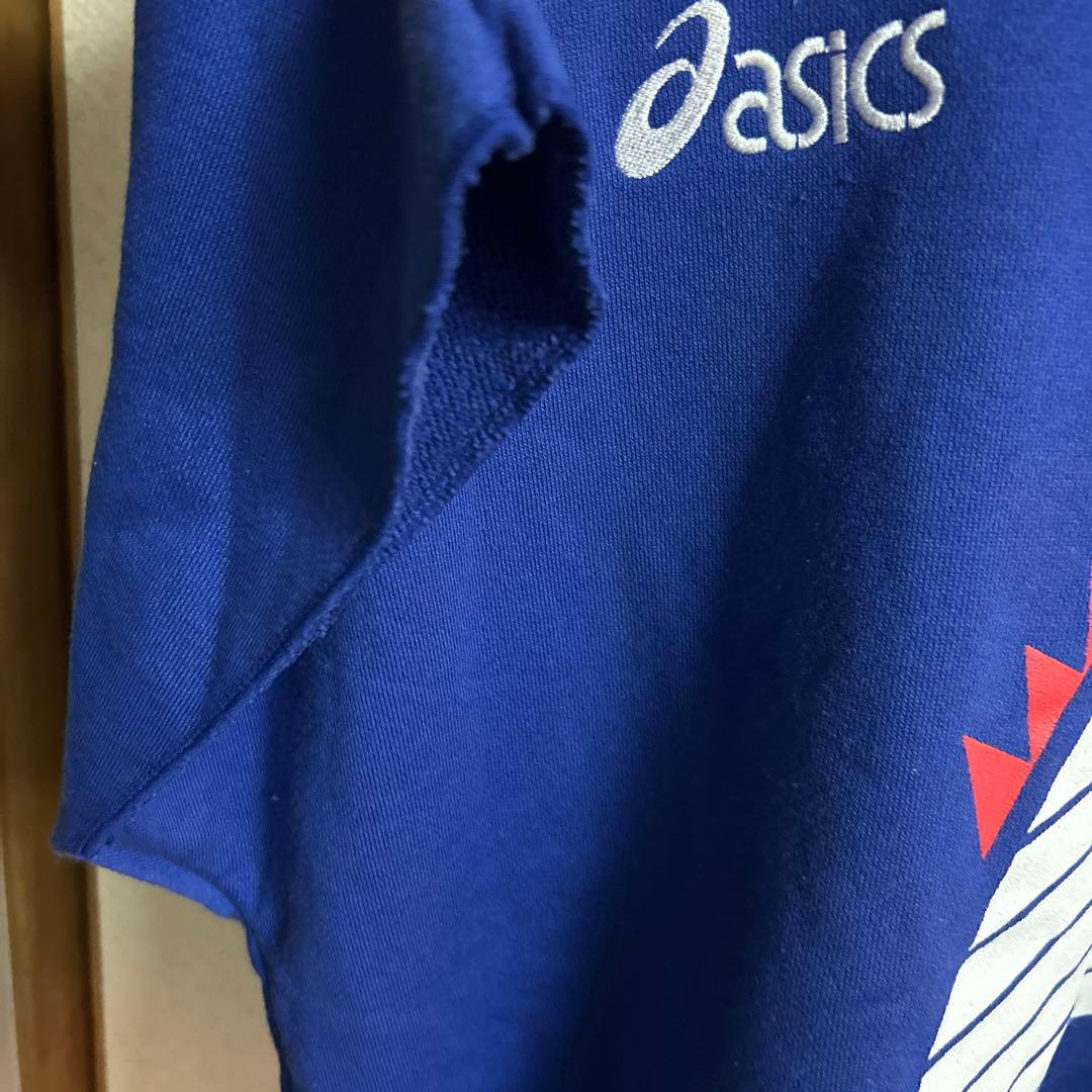 asics サッカー日本代表　半袖ジャージ