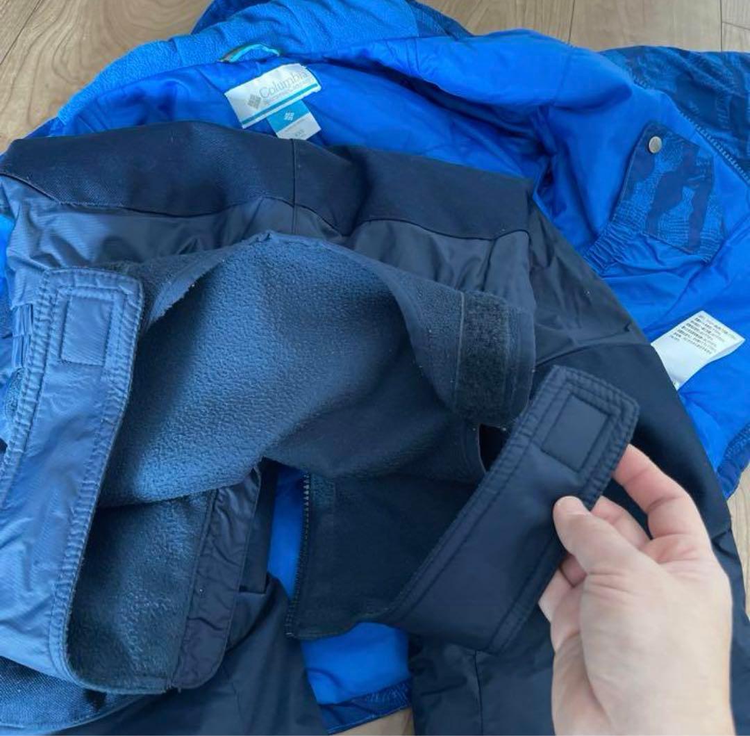 Columbia 迷彩柄 スキーウェア 上下セットxs.xxs