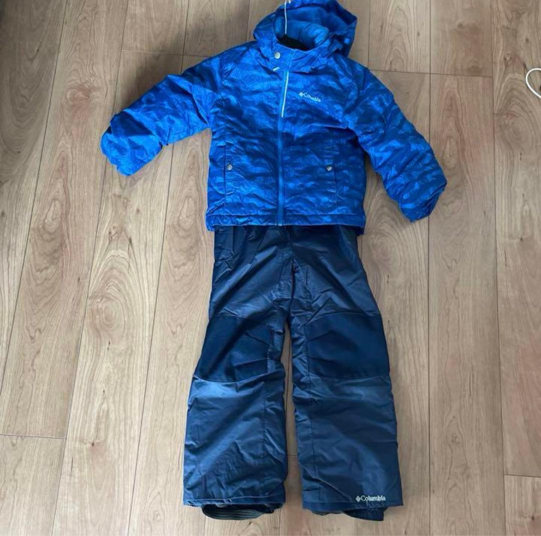 Columbia 迷彩柄 スキーウェア 上下セットxs.xxs