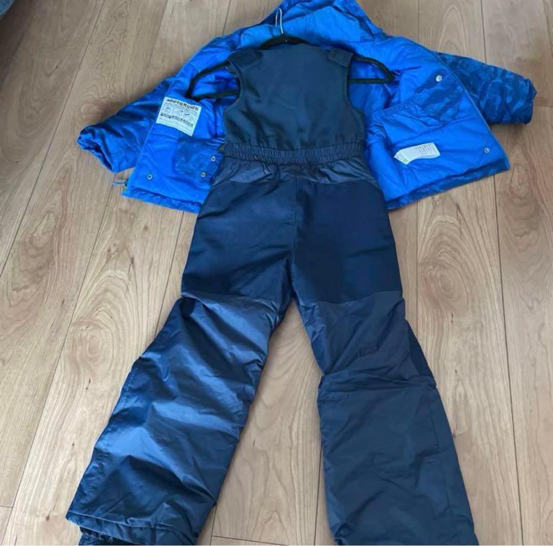 Columbia 迷彩柄 スキーウェア 上下セットxs.xxs