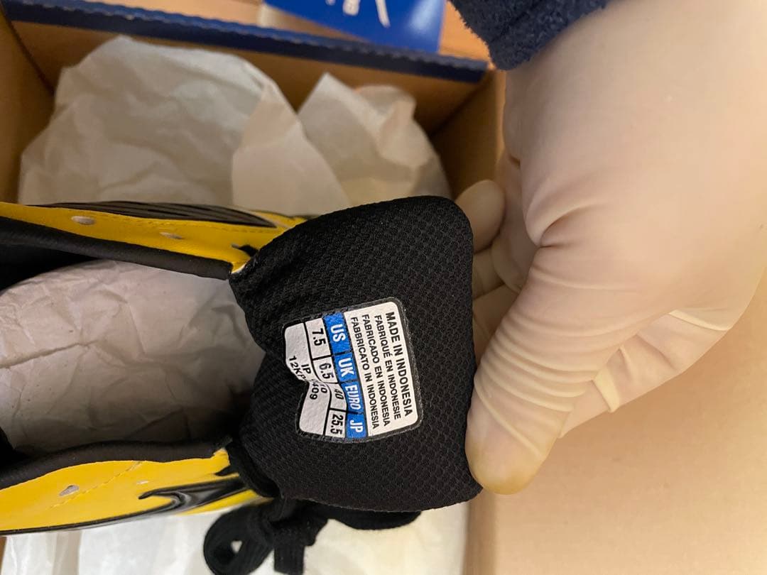 ミズノ ウェーブイグニタス2 MD カンガルーレザー 海外限定 新品 25.5