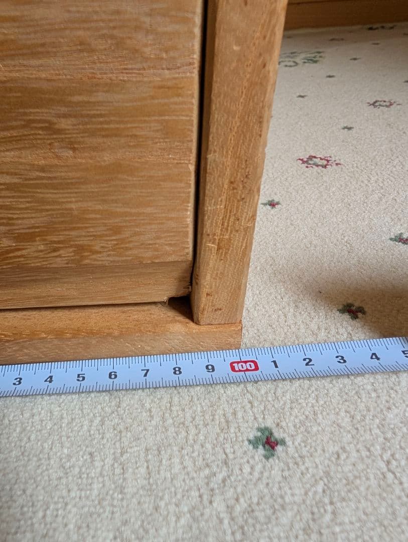 t*i様 和装　桐ナチュラルウッド 3段引き出しチェスト