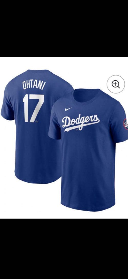 2025.ドジャースNIKE 青色　17大谷シリーズ