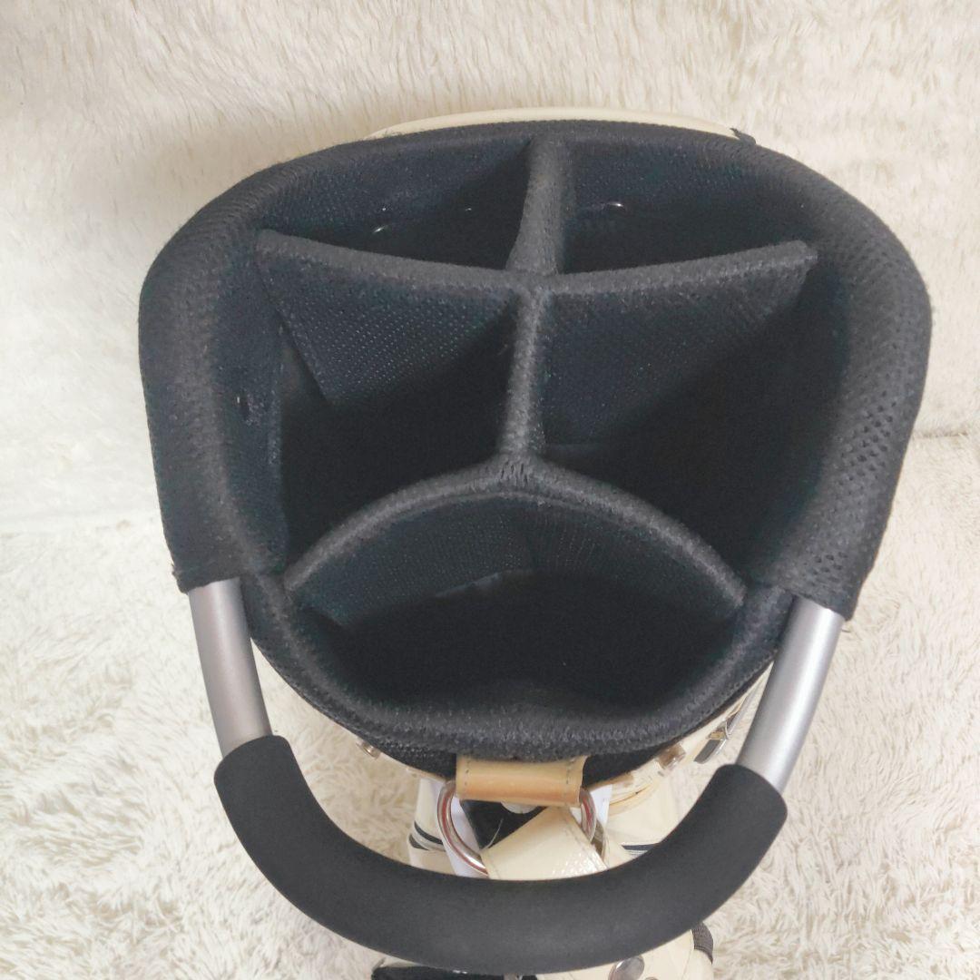 タイトリスト スタンド キャディバッグ 9型 エナメル ホワイト