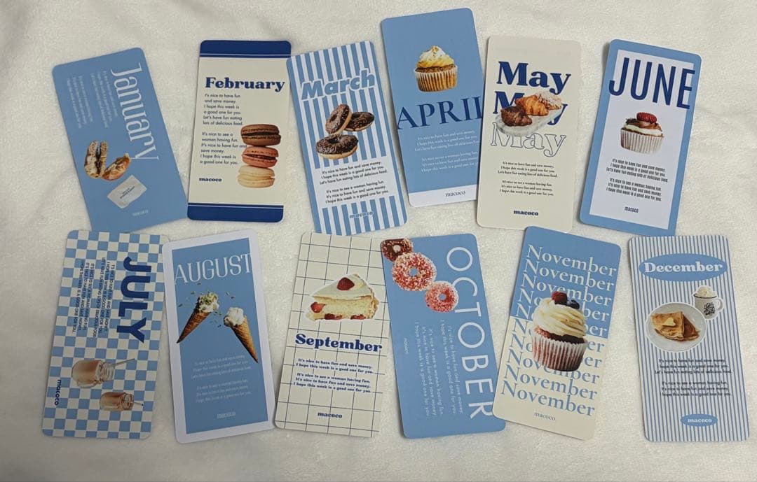 韓国人気♡No.18creditcard&No.26monthlyシーA6サイズ