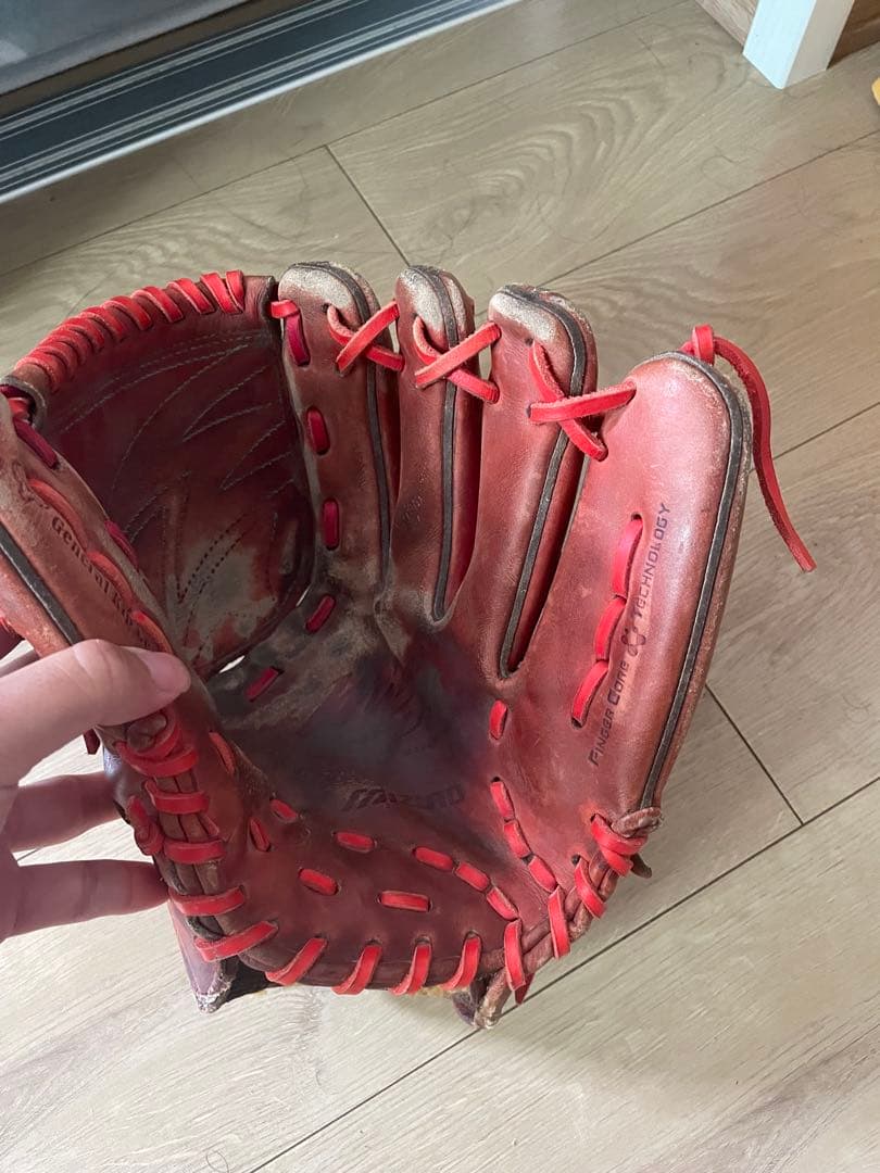 i*y様 Mizuno 硬式グローブ ブラウン/レッド