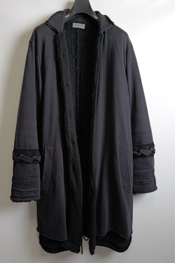 16AW Yohji Yamamoto Homme ドッキングニットコート