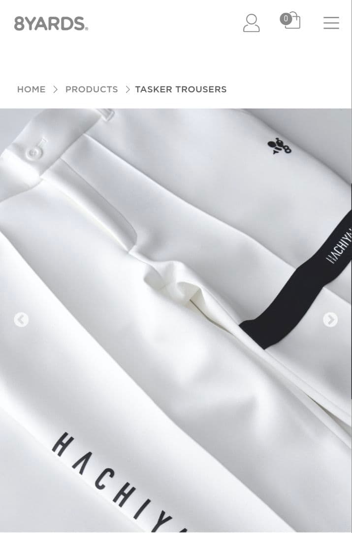 メンズウェア 8YARDS HACHIYARDS TASKER TROUSERS