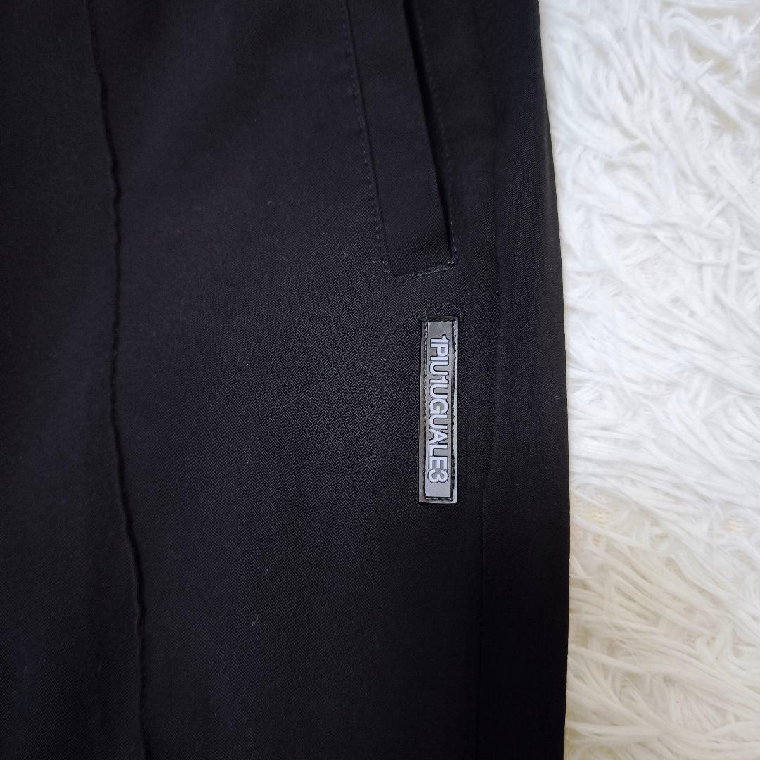 【美品】1PIU1UGUALE3 ストレッチナイロンパーカーセットアップ L 黒