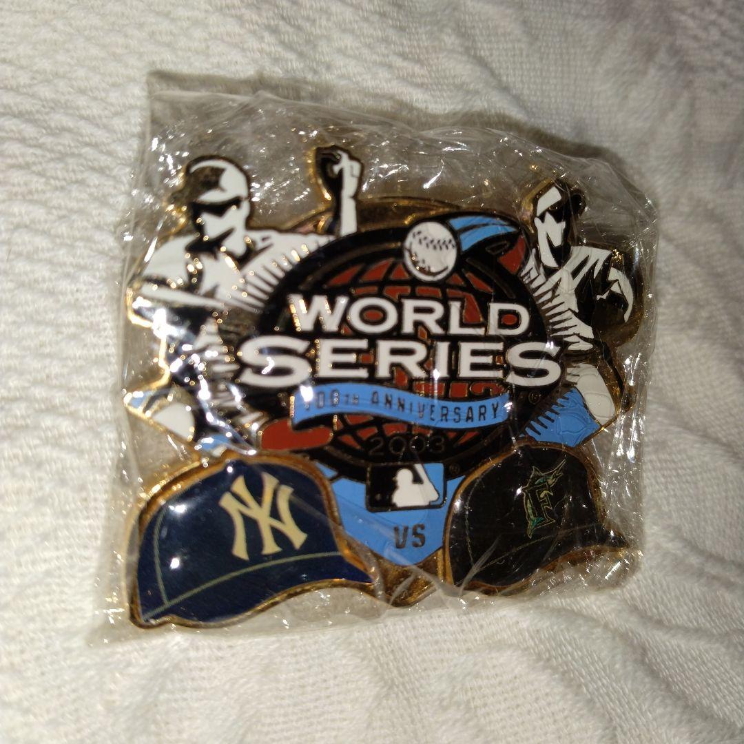 MLB.2003.ワールドシリーズ.ボール.ピンバッジ　　　 　　 　　松井秀喜