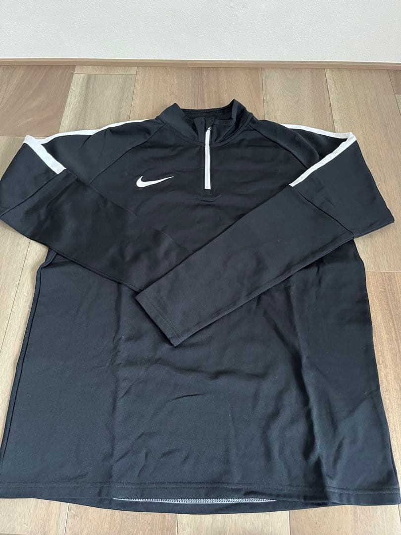 Nike DRI-FIT ブラックジャージ XL ドリルトップ
