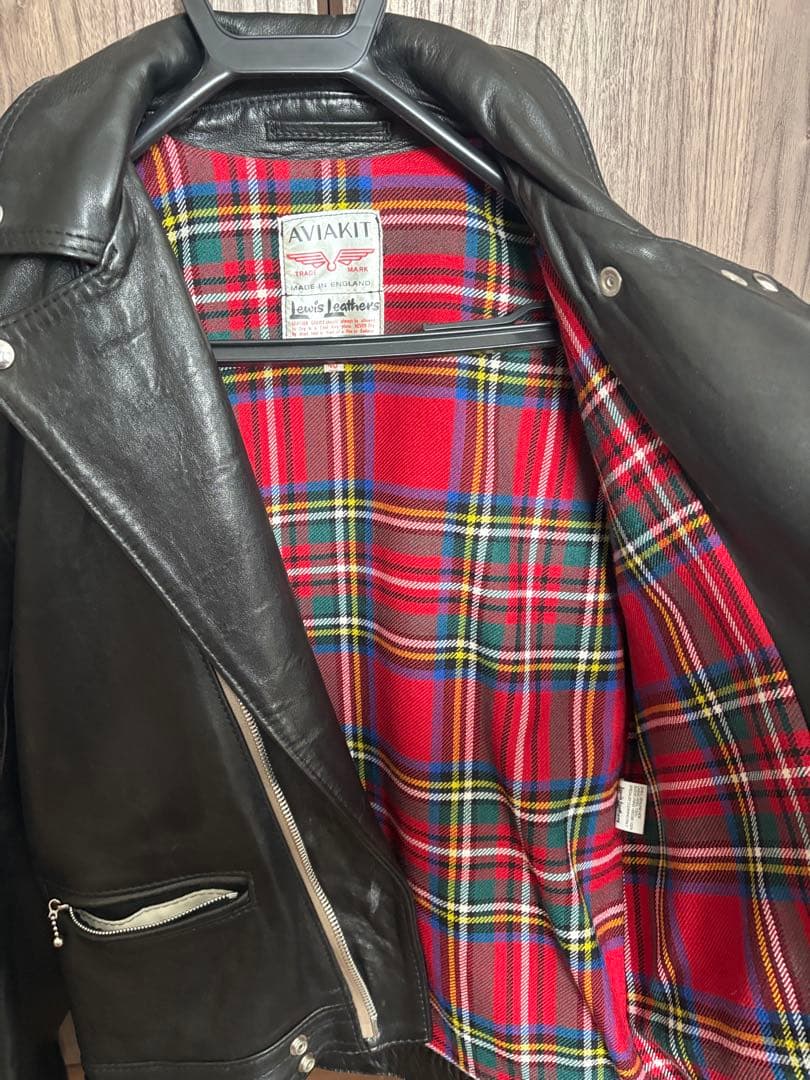 ルイスレザー　サイクロン　タイトフィット　シープスキン　40