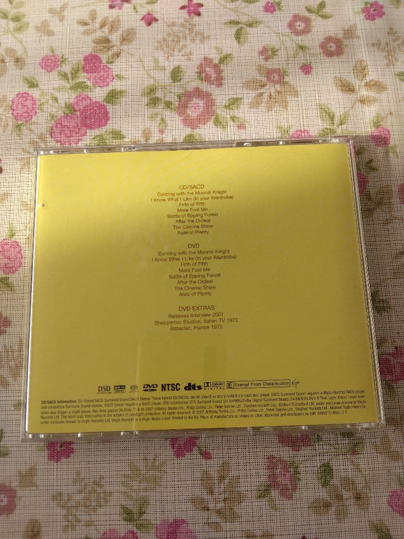 ◇ジェネシス GENESIS CD/DVD ボックス1970-1975 EU盤