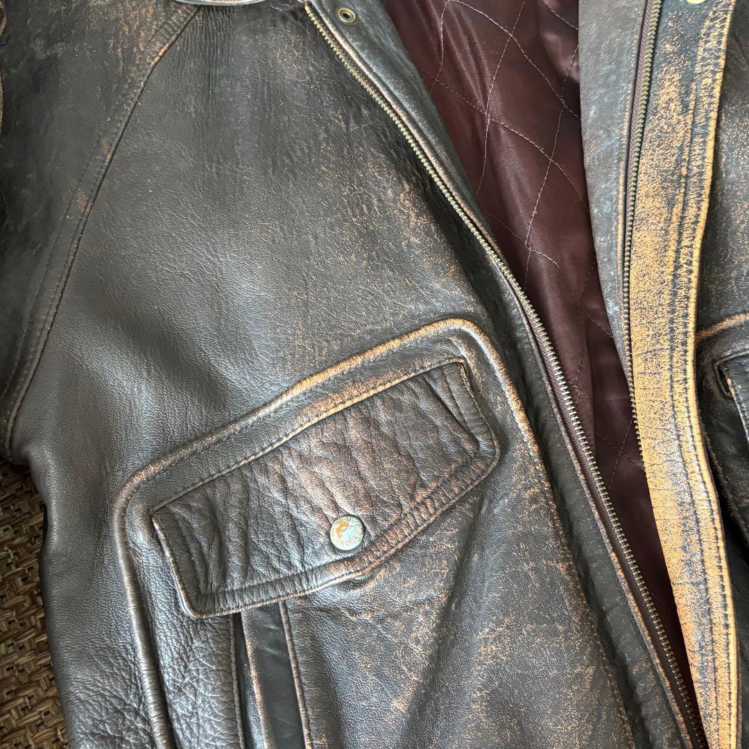 カ*ラ様 g1 a2 90s フライトジャケット　本革　y2k レザージャケット