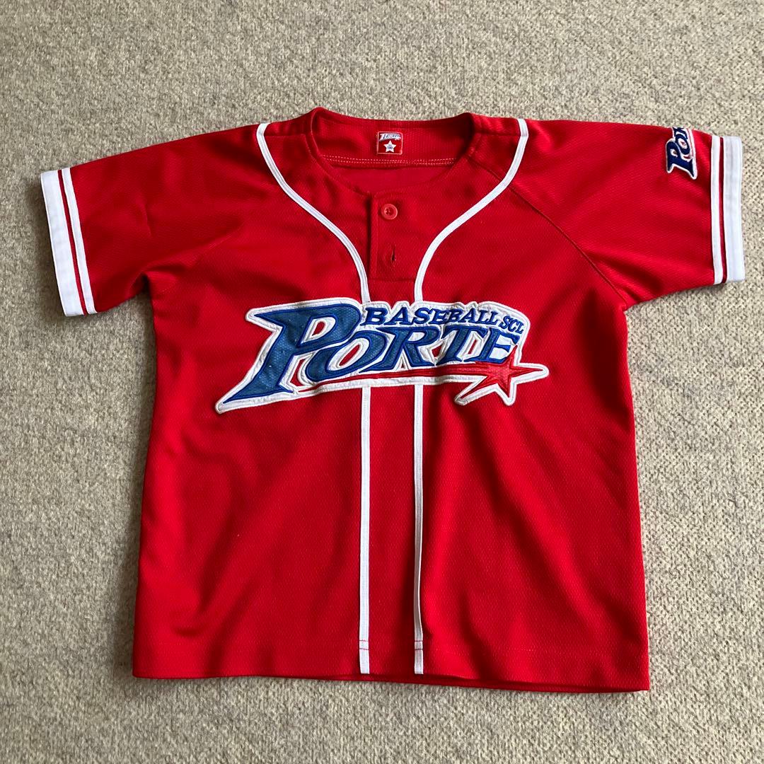 ポルテ野球ユニフォーム 130cm 6点セット