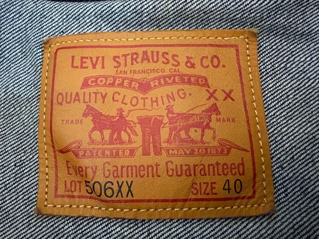 ジャケット・アウター Levi's LVC1936 506XX TYPEI 40