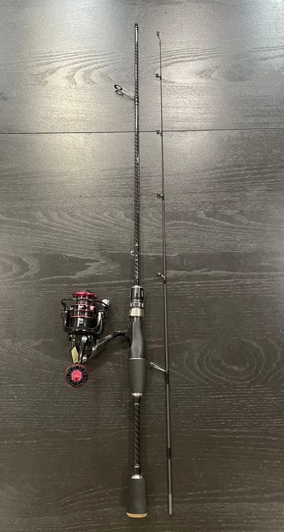 6点アジングセット・2ピースロッド（198㌢）&リール・ダイワ月下美人ワーム付き