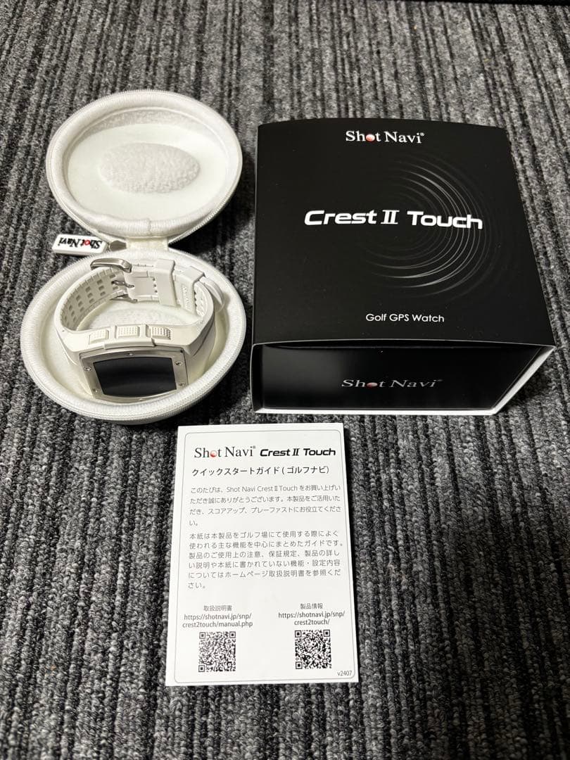 ショットナビ クレスト2タッチ ホワイト