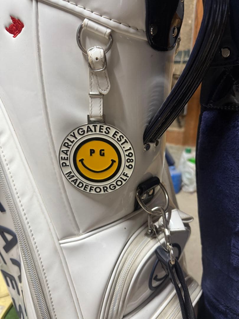 PEARLY GATES ゴルフバッグ ホワイト